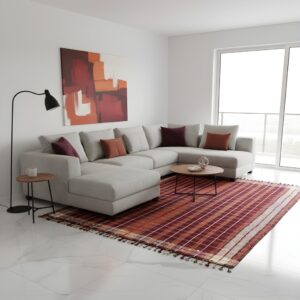 Alternative view of Handgewebter Jajim-Teppich