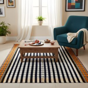 Alternative view of Handgewebter Jajim-Teppich