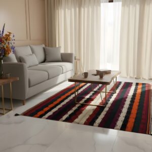 Alternative view of Handgewebter & Jajim-Teppich