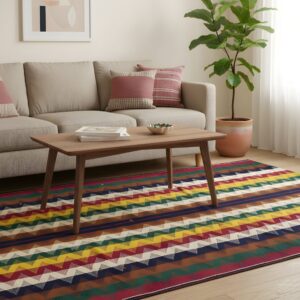 Alternative view of Handgewebter Jajim-Teppich