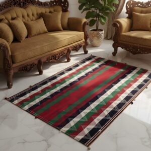 Alternative view of Handgewebter Jajim-Teppich