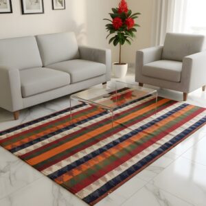 Alternative view of Handgewebter Jajim-Teppich